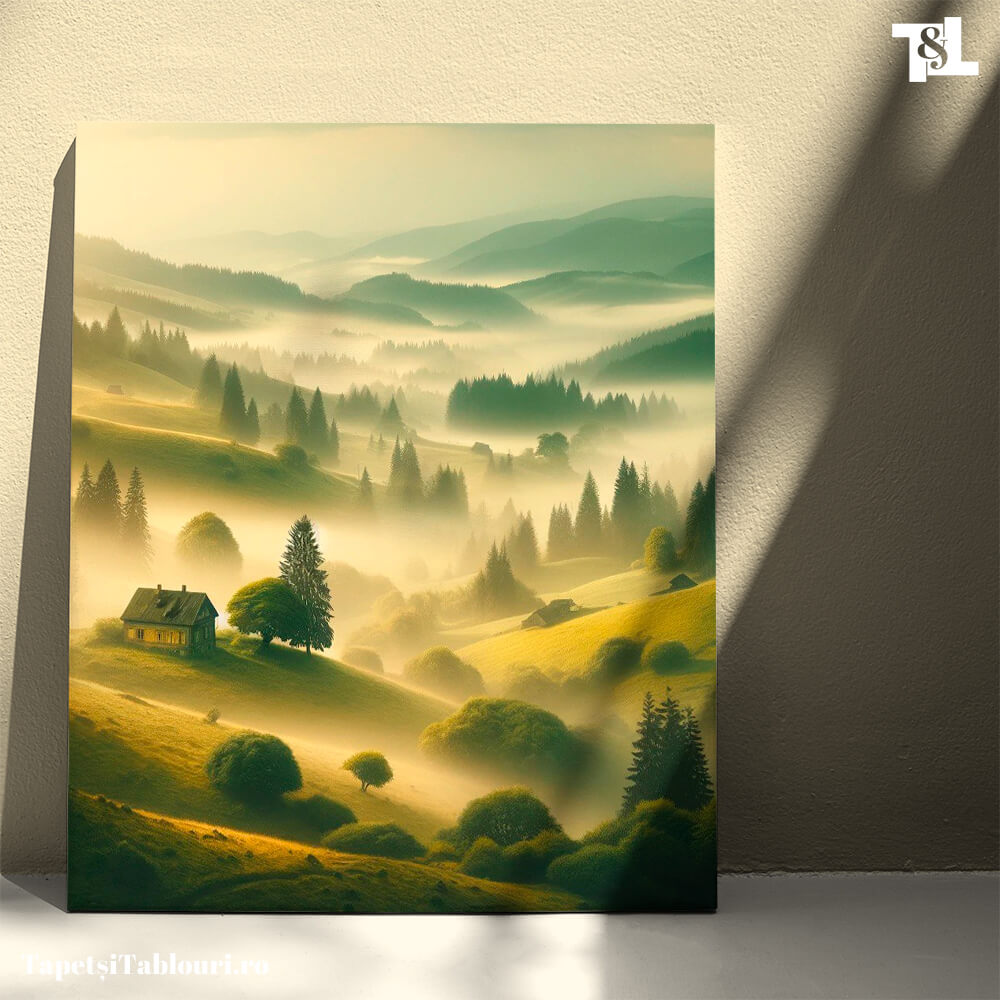 Tablou Canvas Aurora Peste Valea Înțelepciunii