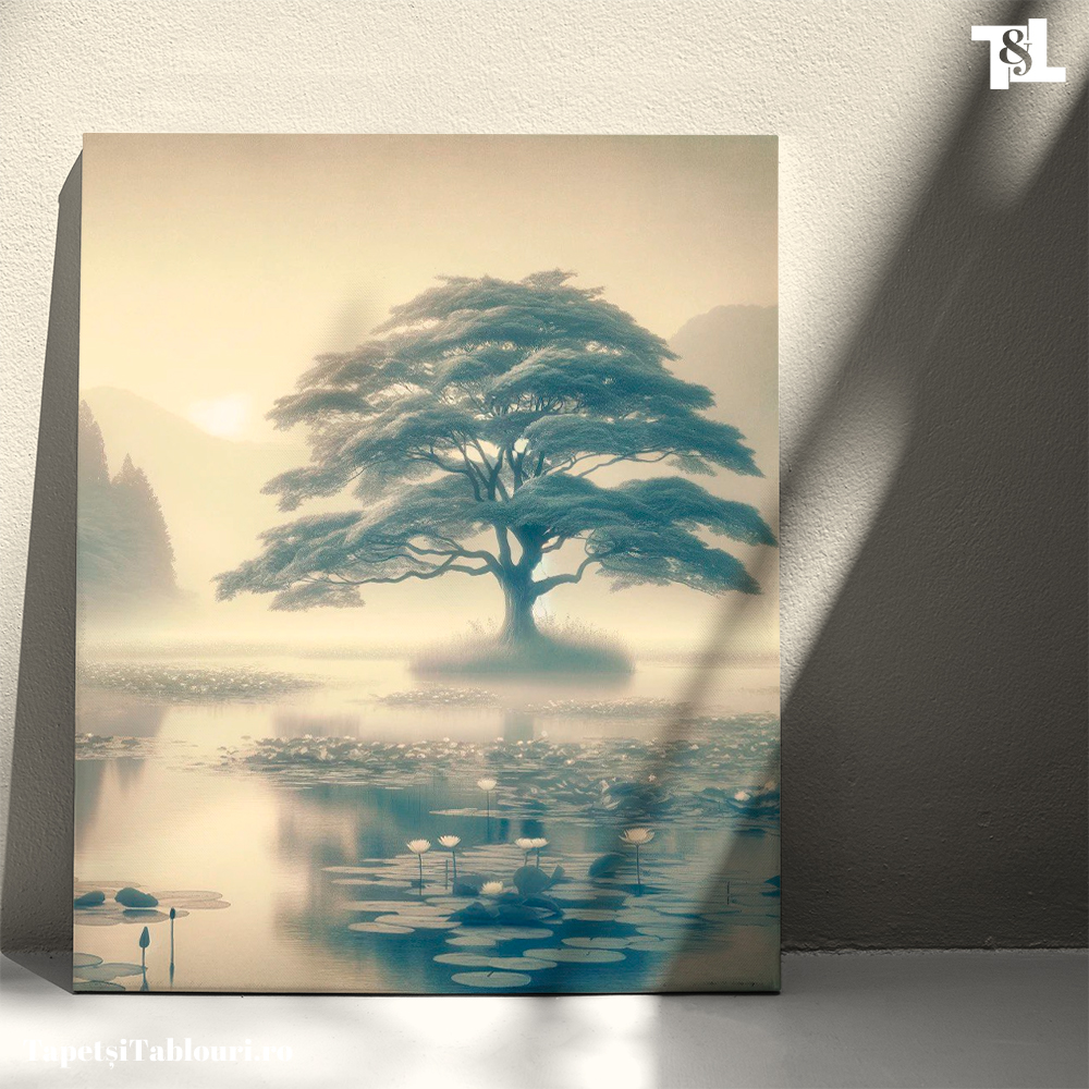 Tablou Canvas Împărăția Liniștii Pe Lacul de Argint