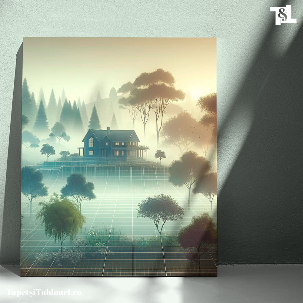 Tablou Canvas Reflecții Mistice la Prima Lumină