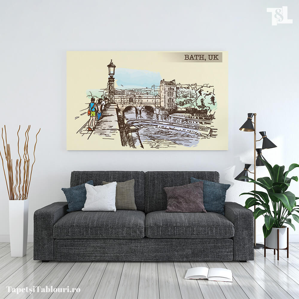 Tablou Canvas Bath Clasic: Arhitectură și Poduri