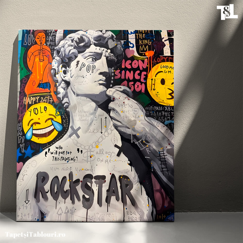 Tablou Canvas Efigia Rockstar: Clasic întâlnește Modernul