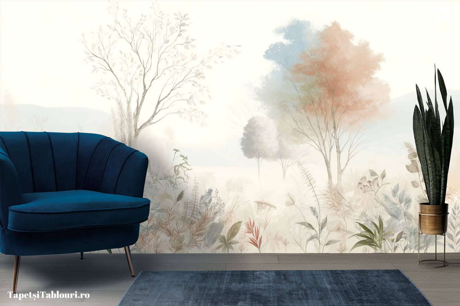 Tapet Watercolor Pictura