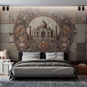 Tapet Dormitor Mozaic Oriental Majestuos