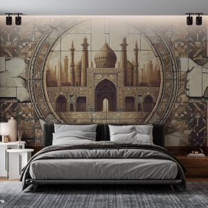 Tapet Dormitor Mozaic Palat Oriental Vechi