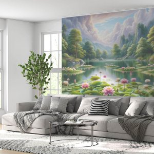 Tapet Living - Paradisul Lotus