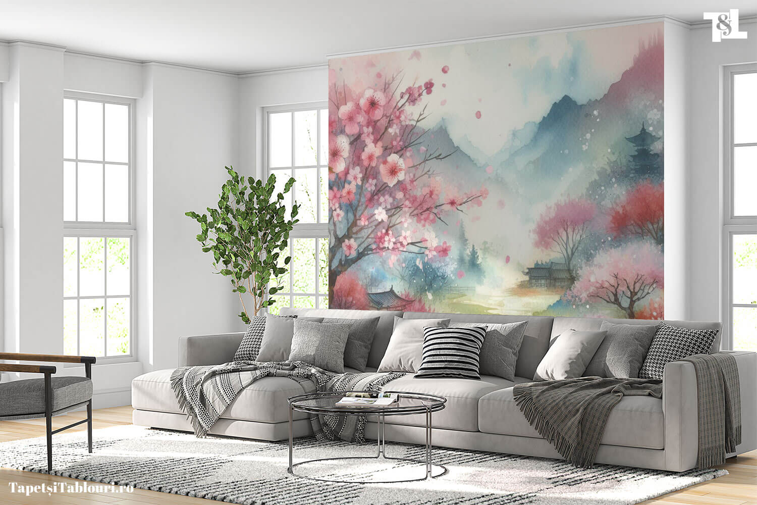 Tapet Living - Primăvară în Japonia